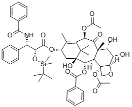 2'-O-(tert-Butyldimethylsilyl)-6a-hydroxy-7-epi-paclitaxel 结构式