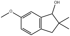 2,3-DIHYDRO-2,2-DIMETHYL-6-METHOXY-1H-INDEN-1-OL 结构式