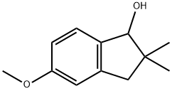 2,3-DIHYDRO-2,2-DIMETHYL-5-METHOXY-1H-INDEN-1-OL 结构式