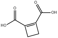 1-环丁烯-1,2-二羧酸 结构式