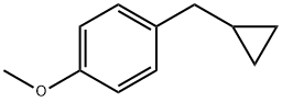 1-环丙基甲基-4-甲氧基-苯 结构式