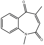 1,4-Dimethyl-1H-1-benzazepine-2,5-dione 结构式
