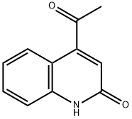 4-ACETYL-2(1H)-QUINOLINONE 结构式