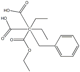 ETHYL 2,2'-BIS(ETHOXYCARBONYL)-3-PHENYLPROPANOATE 结构式