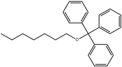 Heptyltrityl ether 结构式