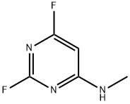 2,6-氟-N-甲基-4-氨基嘧啶 结构式