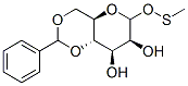 METHYLMERCAPTO-4,6-O-BENZYLIDENE-D-MANNOPYRANOSIDE 结构式