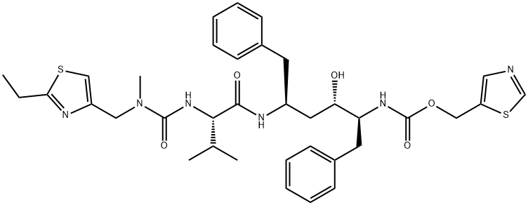 利托那韦EP杂质I 结构式