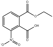 2-羧基-3-硝基苯甲酸乙酯 结构式