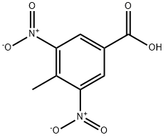 3,5-二硝基-4-甲基苯甲酸 结构式