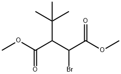 Butanedioic acid, 2-bromo-3-(1,1-dimethylethyl)-, dimethyl ester (9CI) 结构式