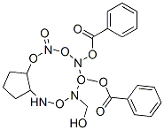 2H-Cyclopentoxazol-2-one, 4,5-bis(benzoyloxy)hexahydro-6-(hydroxymethyl)-, 3aS-(3a.alpha.,4.alpha.,5.beta.,6.alpha.,6a.alpha.)- 结构式