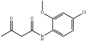 4'-Chloro-2'-methoxyacetoacetanilide 结构式