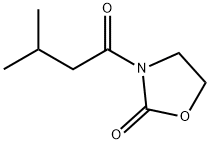 2-Oxazolidinone,  3-(3-methyl-1-oxobutyl)- 结构式