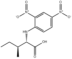 N-2,4-二硝基苯-L-异亮氨酸 结构式