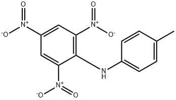 N-(4-Methylphenyl)-2,4,6-trinitroaniline 结构式