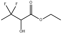 Butanoic  acid,  3,3-difluoro-2-hydroxy-,  ethyl  ester 结构式