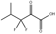 Pentanoic  acid,  3,3-difluoro-4-methyl-2-oxo- 结构式