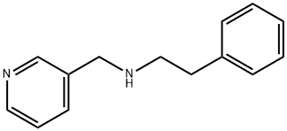 2-PHENYL-N-(PYRIDIN-3-YLMETHYL)ETHANAMINE 结构式