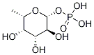 6-脱氧-BETA-L-半乳糖 1-磷酸酯 结构式