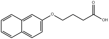 4-(naphthalen-2-yloxy)butanoic acid 结构式