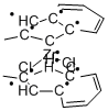 双(2-甲基茚基)二氯化锆 结构式