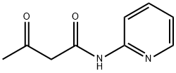 3-氧代-N-2-吡啶基丁酰胺 结构式