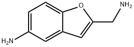 2-Benzofuranmethanamine,  5-amino- 结构式