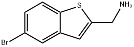 (5-BROMOBENZO[B]THIOPHEN-2-YL)METHANAMINE 结构式
