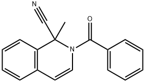 2-Benzoyl-1,2-dihydro-1-methyl-1-isoquinolinecarbonitrile 结构式