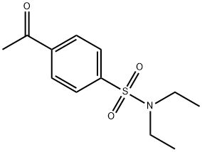 4-ACETYL-N,N-DIETHYL-BENZENESULFONAMIDE 结构式