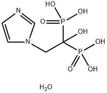 唑来磷酸一水化合物 结构式