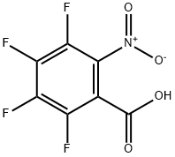 2,3,4,5-四氟苯甲酸 结构式