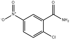 2-氯-5-硝基苯甲酰胺 结构式