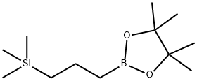 3-三甲硅烷基-1-丙基硼酸频哪酯 结构式
