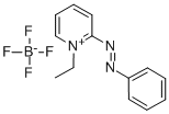 1-Ethyl-2-(phenylazo)-pyridinium tetrafluoroborate 结构式