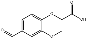 (4-FORMYL-2-METHOXYPHENOXY)ACETIC ACID 结构式