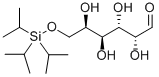 6-O-(三异丙基硅基)-D-半乳醛 结构式
