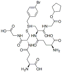S-4-bromobenzylglutathione cyclopentyl diester 结构式