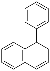 1,2-dihydro-1-phenylnaphthalene  结构式