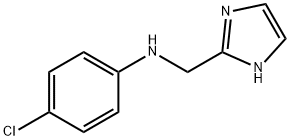 N-((1H-咪唑-2-基)甲基)-4-氯苯胺 结构式