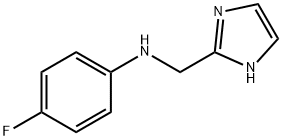 (4-FLUORO-PHENYL)-(1H-IMIDAZOL-2-YLMETHYL)-AMINE 结构式