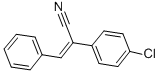 Α-(4-氯苯基)肉桂腈/苯乙烯基腈 结构式