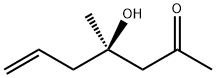 6-Hepten-2-one, 4-hydroxy-4-methyl-, (R)- (9CI) 结构式