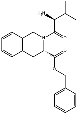 L-N-VALYL-L-1,2,3,4-四氢异喹啉-3-苄氧羰酰基盐酸盐 结构式