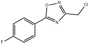 3-(CHLOROMETHYL)-5-(4-FLUOROPHENYL)-1,2,4-OXADIAZOLE