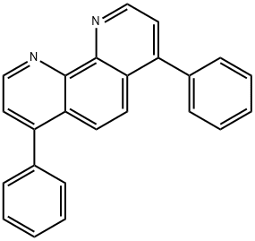 4,7-二苯基-1,10-菲啰啉 结构式