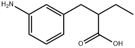 2-(间氨基苄基)丁酸 结构式