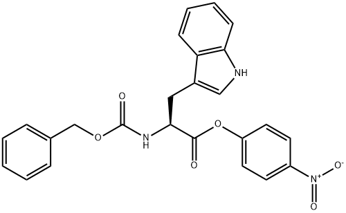 Z-L-色氨酸 4-硝基苯酯 结构式