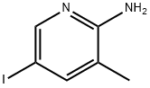 2-氨基-3-甲基-5-碘吡啶 结构式